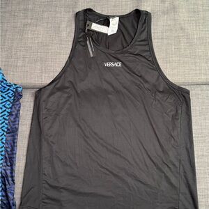 Versace Versace Black Athletic La
Greca Tank Top | Grailed
